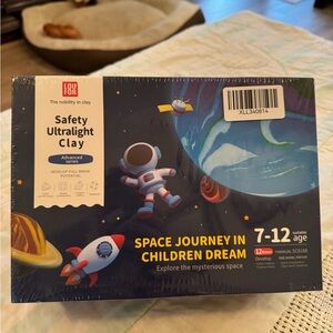 Space Journey Ultralight Clay Set - Blue and Red